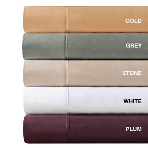 Madison Park 600 Thread Count Pima Solid Cotton Sheet Set