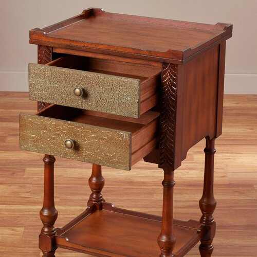 Rosalind Wheeler Basham 2 Drawer Nightstand