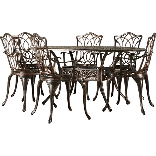 Astoria Grand Ashford Castle 7 Piece Dining Set