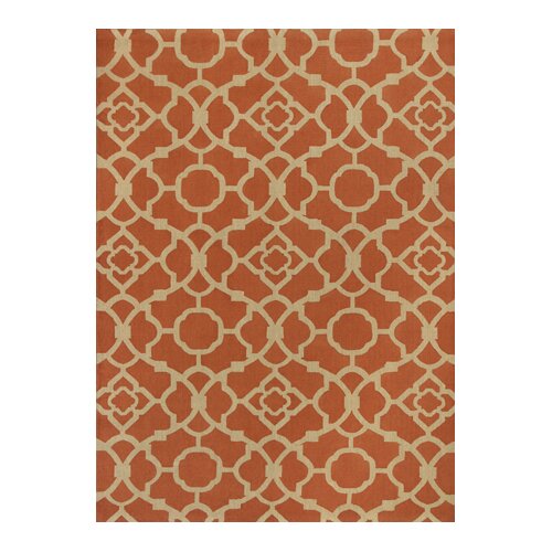 KAS Rugs Natura Spice Athena Rust/Beige Area Rug