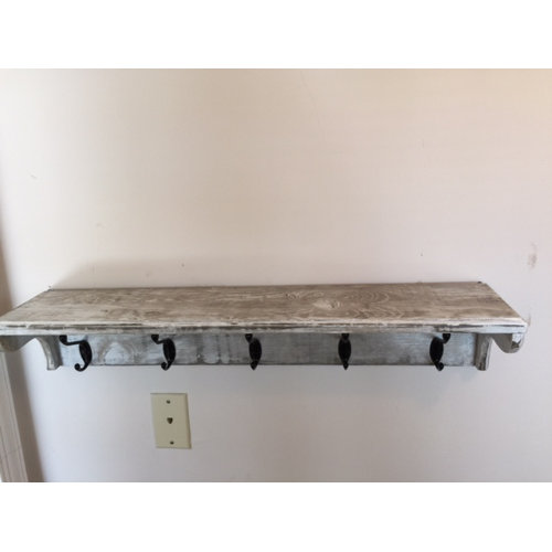Utility Shelf with Hooks Wayfair