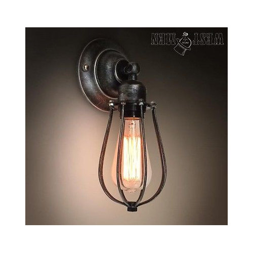 Light Wire Cage Wall Sconce By Westmen Lights
