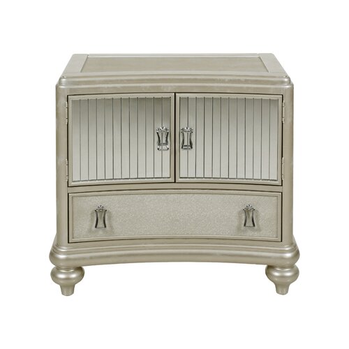 Samuel Lawrence Platinum 1 Drawer Nightstand