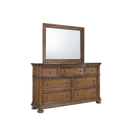 Paxton 7 Drawer Dresser with Mirror by Samuel Lawrence