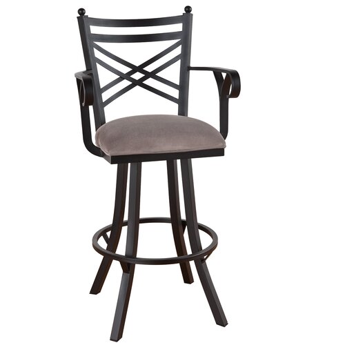 Rochester 34 Swivel Barstool with Cushion