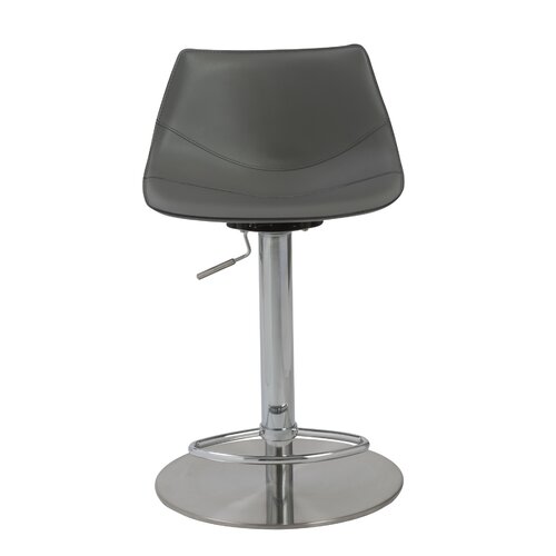 Eurostyle Rudy Adjustable Height Swivel Bar Stool with Cushion