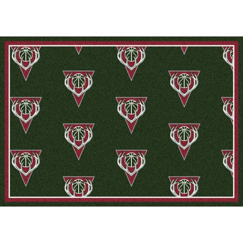 NBA Team Repeat Milwaukee Bucks Novelty Rug by My Team by Milliken