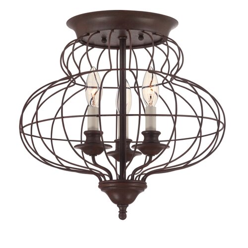 Quoizel Laila 3 Light Flush Mount