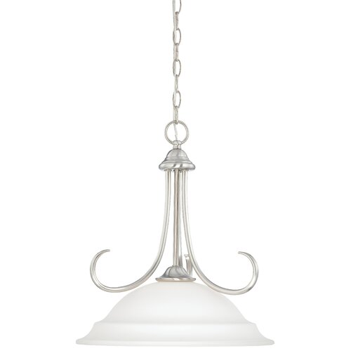 Bella 1 Light Bowl Pendant by Thomas Lighting