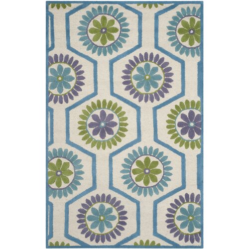 Safavieh Cambridge Ivory / Blue Area Rug