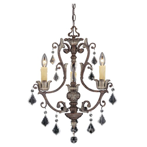 Elizabeth 3 Light Chandelier by Savoy House