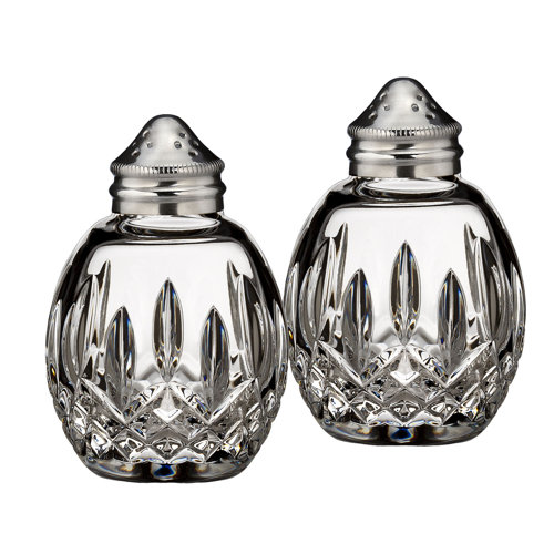 Lismore Round Salt and Pepper Set by Waterford