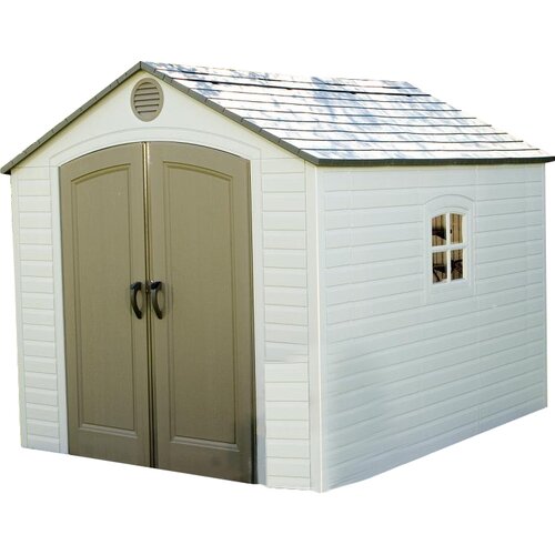 Lifetime 8 Ft. W x 10 Ft. D Plastic Storage Shed & Reviews | Wayfair