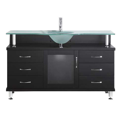 Virtu Vincente 55" Single Bathroom Vanity Set & Reviews Wayfair