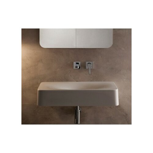 Fuji Ceramic Wall Mounted Vessel Bathroom Sink by Scarabeo by Nameeks