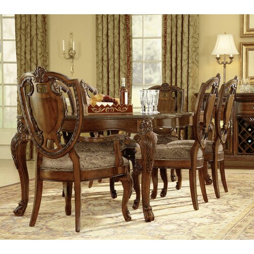 Old World 7 Piece Dining Set