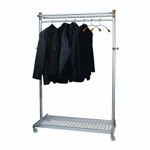 Alba 72 H x 45.6 W x 22 D Garment Rack