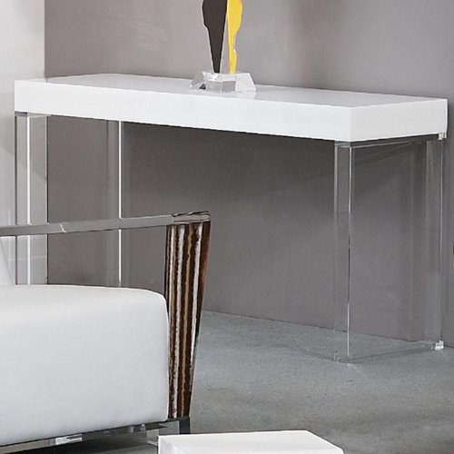 Shahrooz Contempo Acrylic Console Table & Reviews | Wayfair
