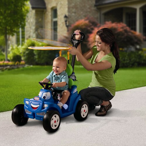 Little Tikes Deluxe 2 in 1 Cozy Roadster Push & Scoot Ride On