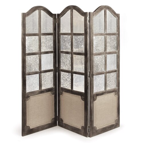 Napa Home & Garden 75 H x 72 W Wilshire 3 Panel Screen Room Divider