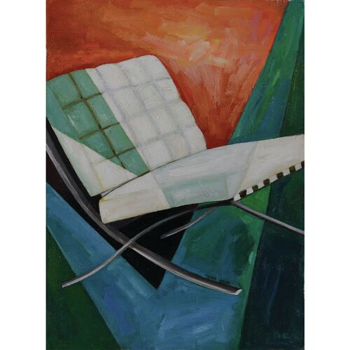 Barcelona Chair Painting on Wrapped Canvas by Yosemite Home Decor