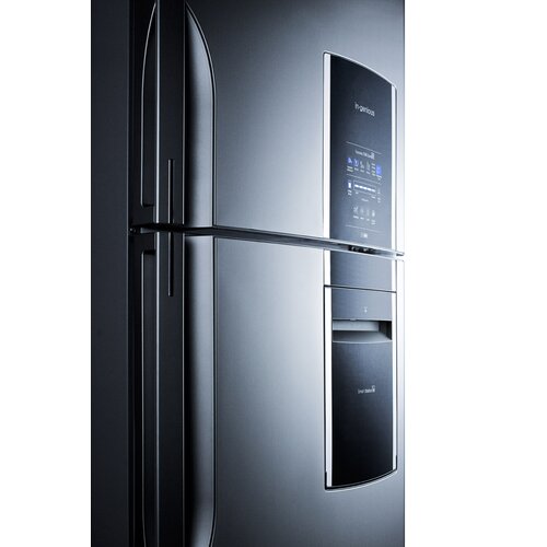 18 cu. ft. Top Freezer Refrigerator in Platinum by Summit Appliance