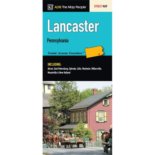 Lancaster Fold Map by Universal Map