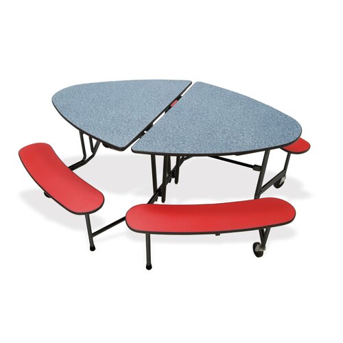 Mitchell Furniture Systems 29 x 72 Kidney Cafeteria Table