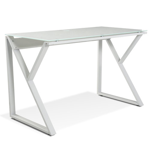 Jesper Office Tribeca Writing 223 Desk with White Glass Top & Reviews