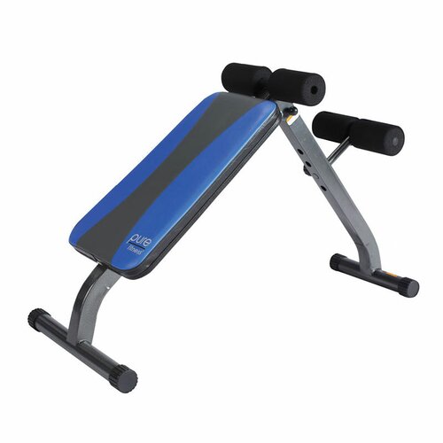 Pure Fitness Crunch Adjustable Ab Bench And Sit Up