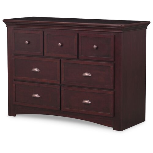 Simmons Kids SlumberTime 7 Drawer Augusta Molasses Dresser