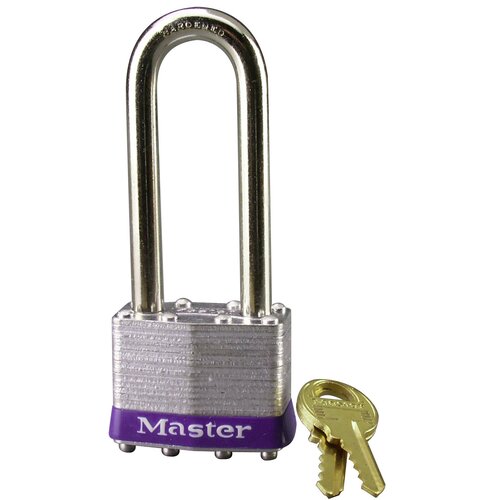 Master Lock Company Laminated No. 1 Long Shackle Padlock