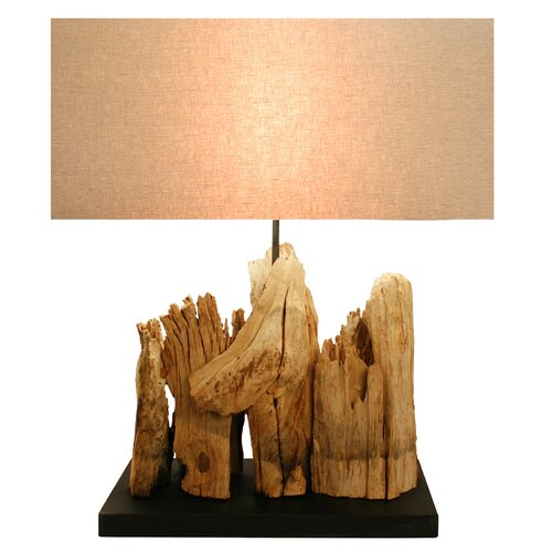 23.62 H Table Lamp with Rectangular Shade by Bellini Modern Living