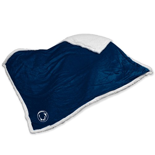 NCAA Penn State Sherpa Throw by Logo Chairs