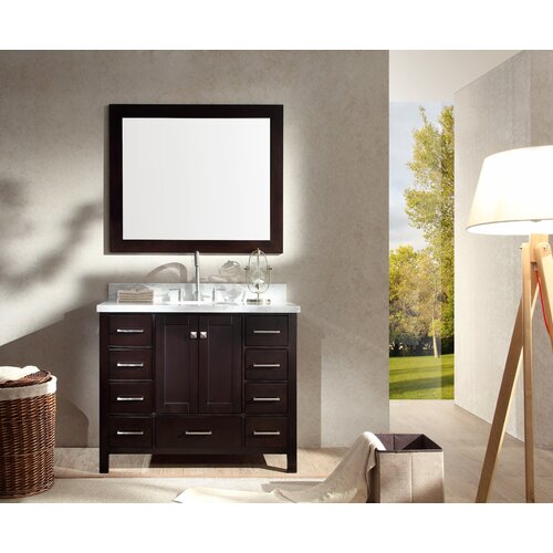 Ariel Bath Cambridge 43 Single Vanity Set with Mirror