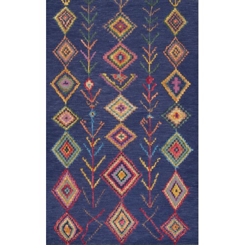 Belini Hand Tufted Blue Area Rug