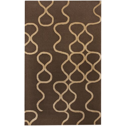 Zermatt Figure Eight Brown Rug