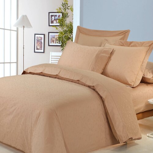 North Home Isabelle Jacquard 3 Piece Duvet Cover Set