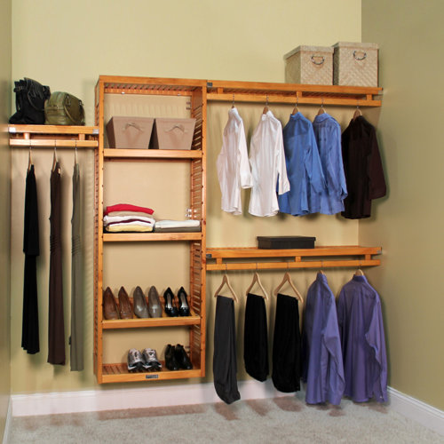 John Louis Home 12 Deep Simplicity Closet Organizer Set