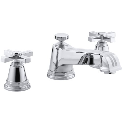 Kohler Pinstripe Deck Mount Bath Faucet Trim for High Flow Valve with