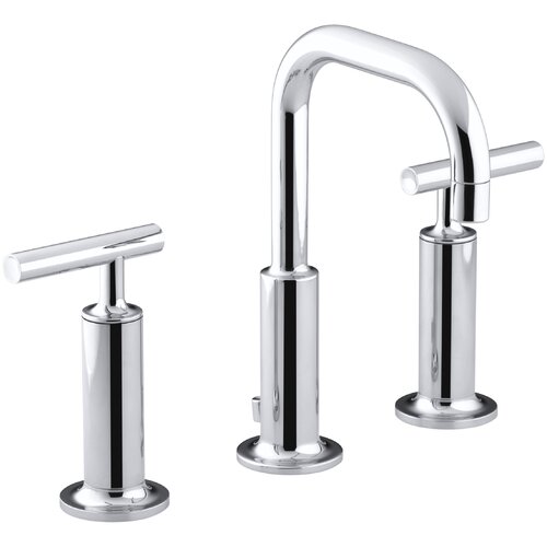 Kohler Purist Widespread Bathroom Sink Faucet with High Lever Handles