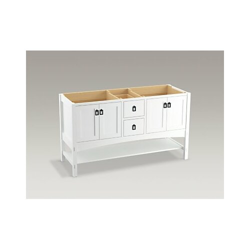 Kohler Marabou 60 Vanity Base with 4 Doors and 2 Drawers, Split Top