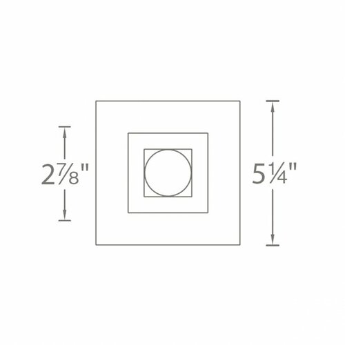 Tesla 3.5 Recessed Trim by WAC Lighting