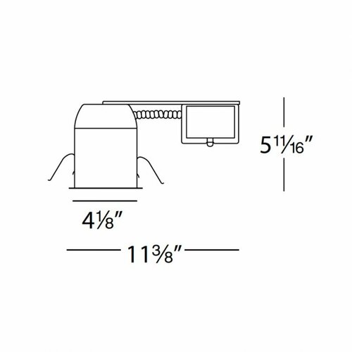 Remodel Shallow 4 Recessed Housing by WAC Lighting