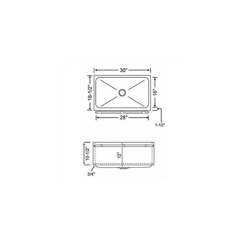 Magnum 30 x 18.5 Large Single Bowl Kitchen Sink by Blanco