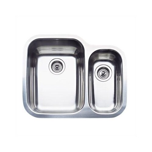 Supreme 25.75 x 20.44 Bowl Double Single Undermount Kitchen Sink by