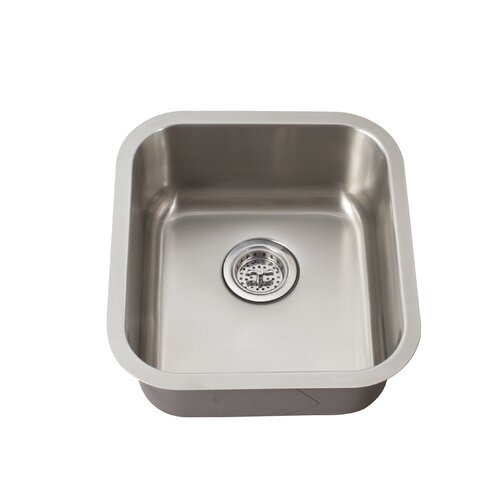 Schon 16.19 x 18 Single Bowl Bar Sink