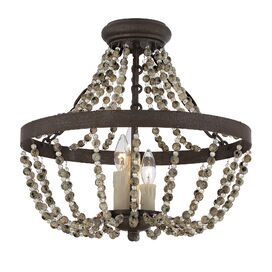 Topsfield 3 Light Semi Flush Mount