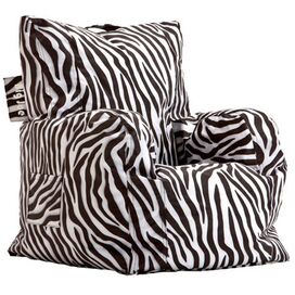 Kids Bean Bag Lounger in Zebra