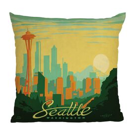 Anderson Design Group Seattle Polyester Throw Pillow